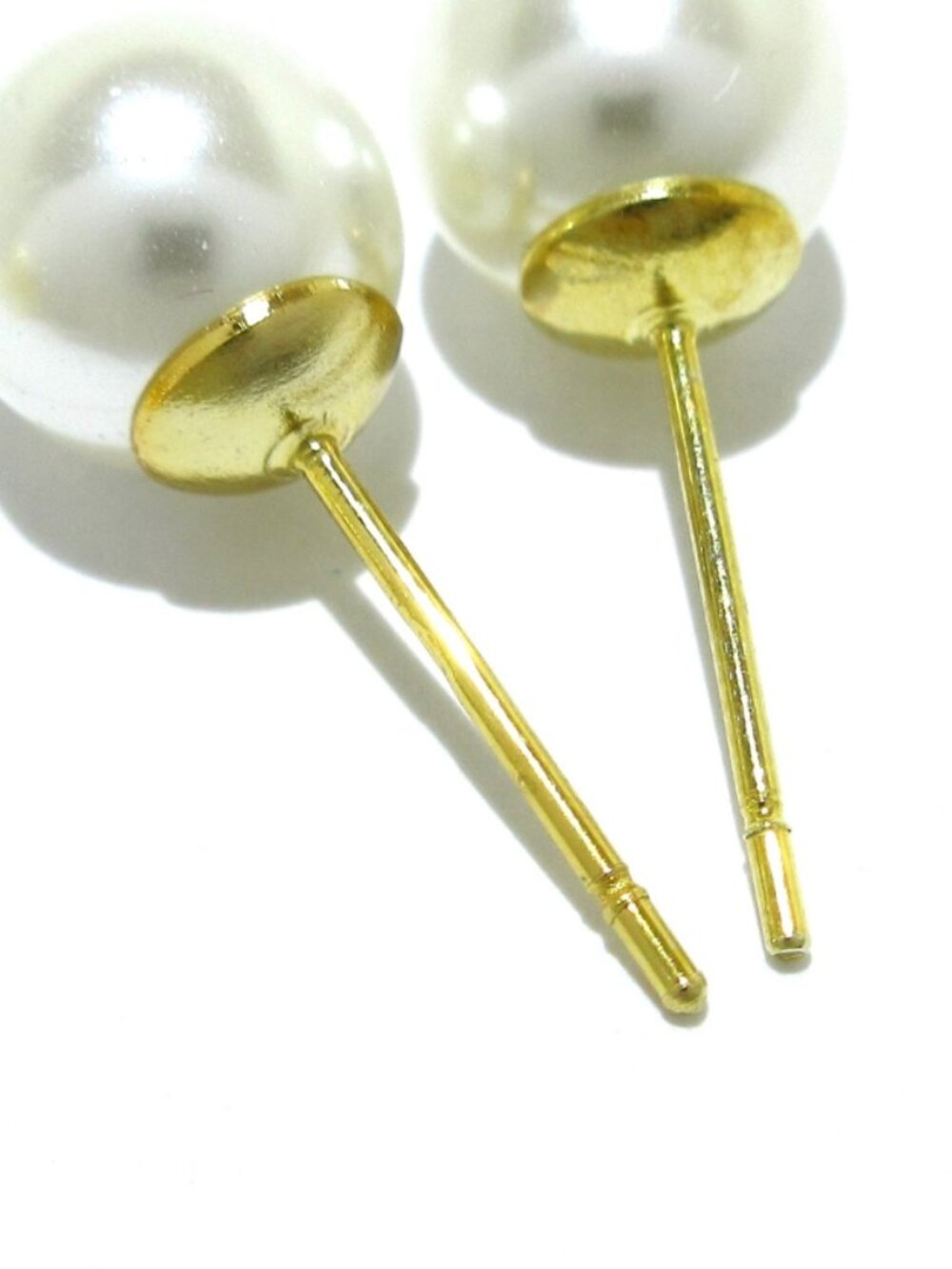 Dior Tribales Earrings Gold-Finish Metal, White Resin Pearls and Crystals - Picture 2 of 7